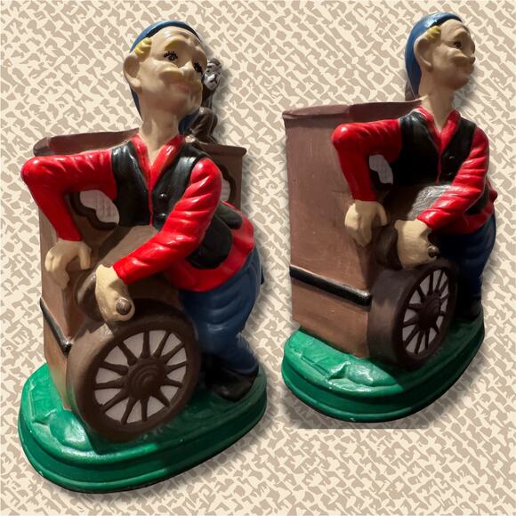 Vintage Organ Grinder with Monkey Figurine Music Box – Hand-Painted Collectible - Picture 6 of 6